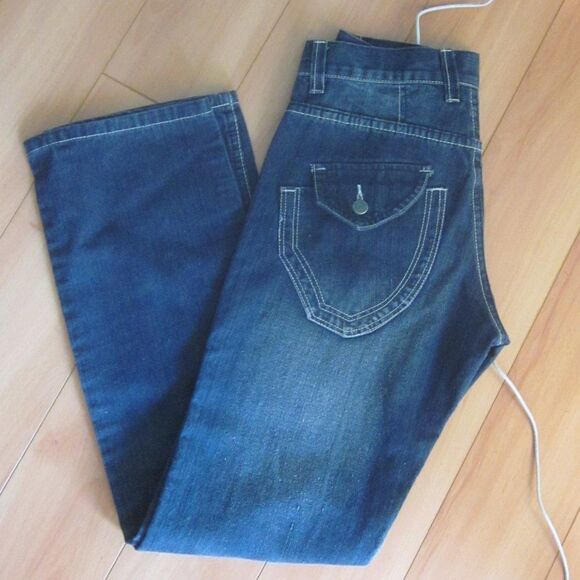 Mens Ranger Jeans 100% Cotton Size 30 X 32 Dark Wash Like New - Picture 5 of 11